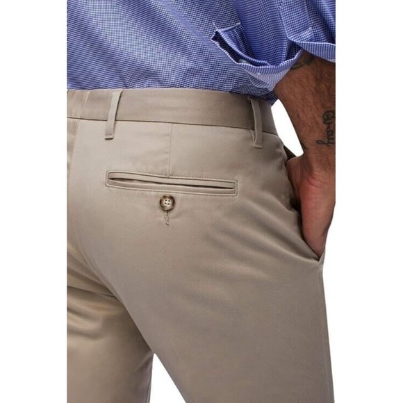 Bonobos Weekday Warrior Stretch Slim Fit Men Wednesday Tan Dress Pants 40 X 32 - Picture 10 of 12